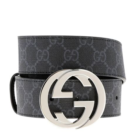 gucci belt men's black